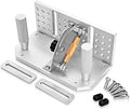Belt Grinder Knife Jig, 7-3/4’’ Long Sharpening Locator Adjustable Angle -5°~ 25°, Belt Knife Sharpener Jig with Dual Press Plates, Knife Making Angle Grind Guide for Belt Sander Machine