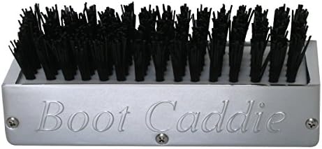 GG Grand General Chrome Aluminum 7-1/2" (L) x 2-5/8" (H) x 3" (D) Boot Caddies, Black Brush w/Amber/Amber LED