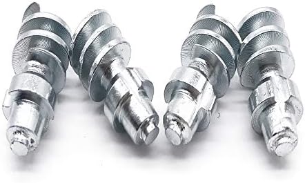 Screw in Tire Stud,Spikes for tire,Marrkey 100PCS Steel Body Carbide Tips [Security Anti-Skid] Wheel Tyre Snow Tire Spikes for Haul Trucks Cranes Loaders Huge Equipment MS1912(12 x 24.5mm)