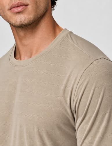 Liberty Imports 5 Pack Men's Active Quick Dry Crew Neck T Shirts