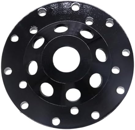 Diamond Grinding Cup Wheel for Hard Concrete Floor, Epoxy Coating Removal, 15 Aggressive Honeycomb Segments, 4.5 Inch 7/8" Arbor, 16/20 Grit