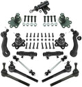 TRQ Front Steering and Suspension Kit Ball Joint Idler Arm Idler Arm