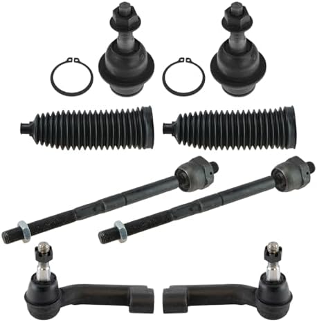 TRQ Front Steering and Suspension Kit Tie Rods Ball Joints Rack Pinion