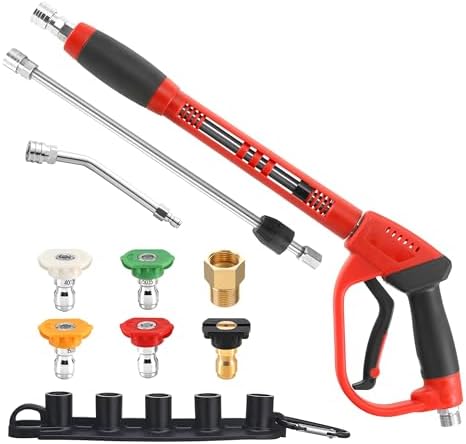 Tool Daily Pressure Washer Gun with Replacement Wand Extension, 47 Inch