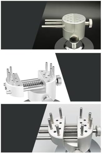 Rotatable Aluminum Alloy Pin Vise Featuring Adjustable Clamping System and Control for Jewelry Making, Watch Repair, and Model Assembly