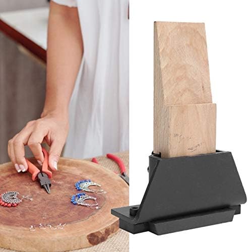 Clip Bench Processing Jewelry, Jewelry Bench Metal Holder, Cutting Jewelry Tool, Wooden Bench Pin, for Craftsman for Workbench, Bench for Jewelry Crimping