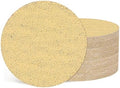 50Pcs Sanding Discs 2In 120Grit Hook and Loop Sandpapers Yellow