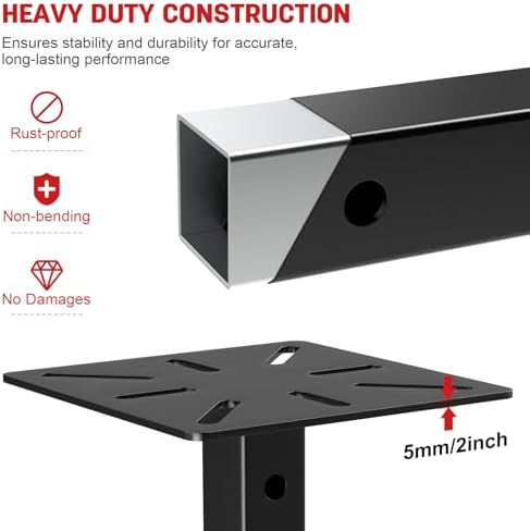 Hitch Mount Vise Plate/Bench Grinder Stand Work Table for 2” Receiver