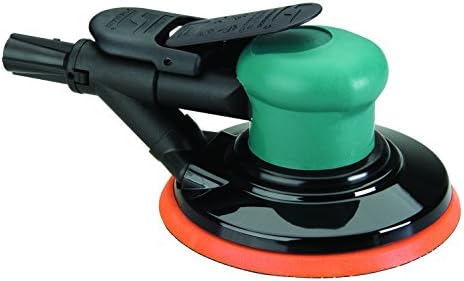 Dynabrade 59043 6" (152mm) Dia. Self-Generated Vacuum Dynorbital-Spirit Random Orbital Sander, .25 hp, 12000 rpm, 3/32" (2mm) Dia. Orbit, Rear Exhaust