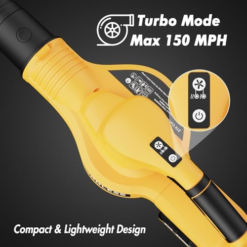 Leaf Blower Cordless 21V Electric with 2 Batteries and Charger Lightweight