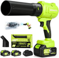Cordless Leaf Blower with 2 X 4.0Ah Batteries and Charger for Yard Leaves