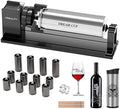Falcon A1 Rotary Kit Pro Upgrade Package with 12 Risers，Jaw Chuck Rotary for Engraving Cylindrical Objects, Wine Glass, Baseball Bat, Ring for Ceality Falcon A1 Falcon A1 Pro(No Glasses Version)