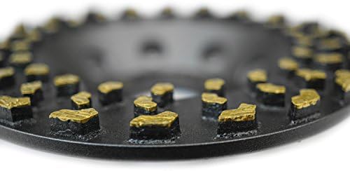 Megatron 5" Diamond Cup Grinding Removing Disc Wheel for Any Concrete, Paint, Epoxy, Glue and Mastic with CDB New Technology (Megatron 5")
