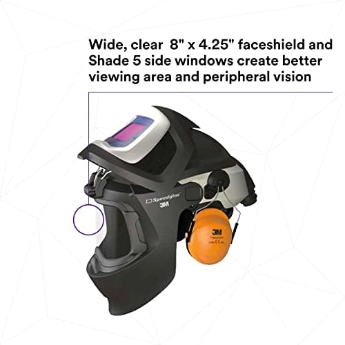3M Adflo Powered Air Purifying Respirator HE System w 3M Speedglas Welding Helmet 9100 MP, 37-1101-30iSW