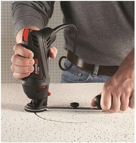 RotoZip RotoSaw 120V 5.5Amp High Speed Spiral System w/Accessories (Renewed)