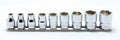 Ko-ken RS3400A/9 3/8 Sq. Dr. Socket set 1/4-3/4 6 point 200mm 9 pieces