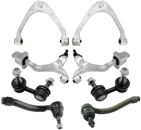 TRQ Front Steering & Suspension Kit Control Arm with Ball Joint Sway Bar