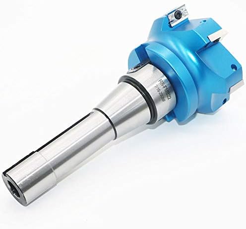 3.15 Inch Face Milling Cutter Aluminum 400R 80MM CNC End Milling Cutter Holder + R8-FMB22 Shank Face Shell Mill Arbor + 6pcs APKT1604 Carbide Inserts + 8mm Hexagon Wrench + T15 Wrench CNC Machine Tool