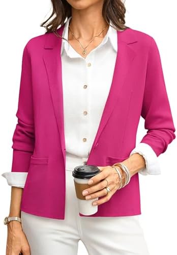 GRACE KARIN Womens Sweater Blazer Jackets Business Casual Work Cardigan