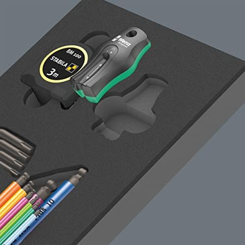 Wera 05150140001 9740 Foam Insert L-Key Set 1, 20 Pieces