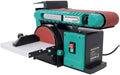 Belt and Disc Sander 4 x 36 in Belt 6 in Disc 120V Green