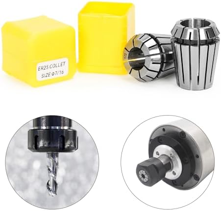 12PCS ER25 Spring Collet Set for CNC Engraving Machine