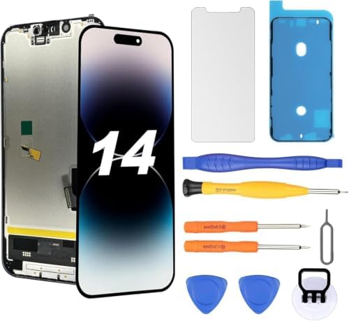 NB+ for iPhone 14 Screen Replacement Soft OLED 3D Touch Display with Repair