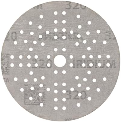 Mirka Abrasive Sheets Iridium 5 Inch Hook and Loop Sandpaper Discs