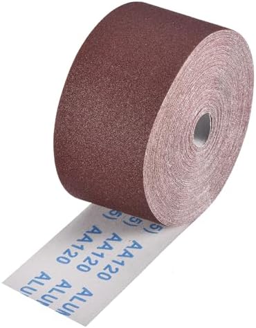 Sandpaper Roll 3Inch 69FT 120Grit Aluminum Oxide Emery Cloth Roll