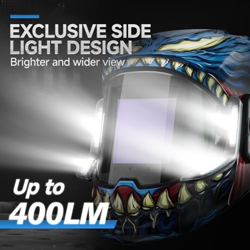 ANDELI Auto Darkening Welding Helmet with Light,with Internal Display