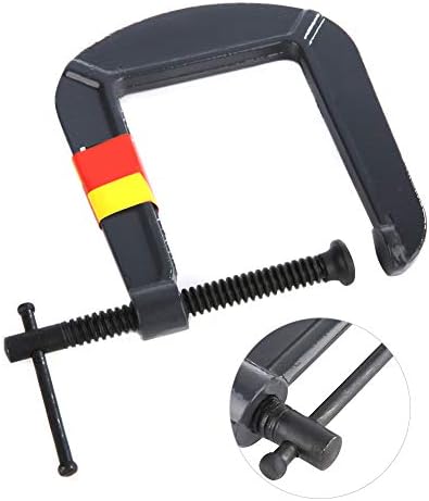 Heavy Duty G Type C Clamp, Woodworking Clamp for Carpentry, Forged Steel C - Clamp with Ergonomic Handle, Deep Throat Clamping Device for Woodworking Projects (Clamping thickness 70*depth 110mm)