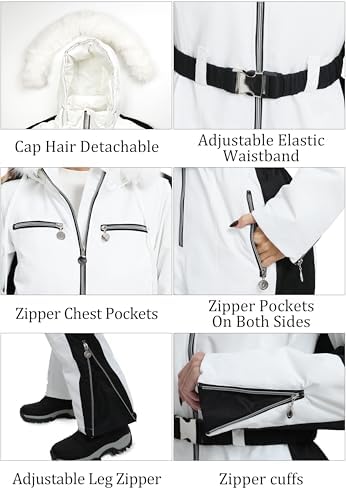 BenBoy Womens Snow Ski Suit Snowsuits Winter Warm Jumpsuits