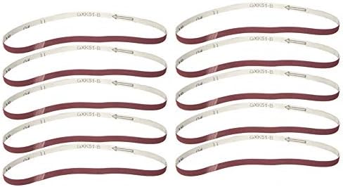 Sanding Belt, 10PCS 533 x 9mm Sanding Belt Aluminium Oxide Sandpaper Sander Abrasive Band Strap for Belt Sander Knife Sharpening Polishing(800#)