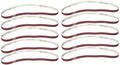 Sanding Belt, 10PCS 533 x 9mm Sanding Belt Aluminium Oxide Sandpaper Sander Abrasive Band Strap for Belt Sander Knife Sharpening Polishing(240#)