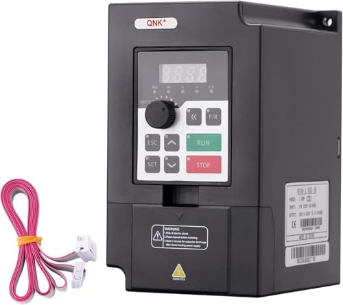 QNK 1.5KW 2HP AC 220V 7A VFD Converter Single to 3 Phase Inverter