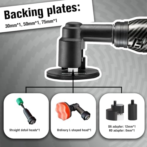 BATOCA S6 Mini Cordless Polisher 2 Heads for Car/Motorcycles Detailing Kit