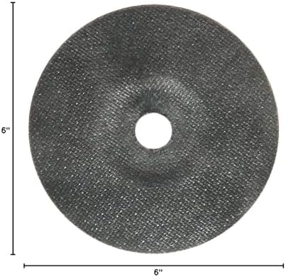 Weiler 58112 6 Inch Cutting Wheel, Tiger INOX Stainless Steel Contaminant-Free High Performance Cutting, .045" INOX60S Type 27 7/8" Arbor, Pack of 25