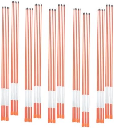 48Inch Snow Stakes Driveway Marker, 20Pcs Driveway Stakes