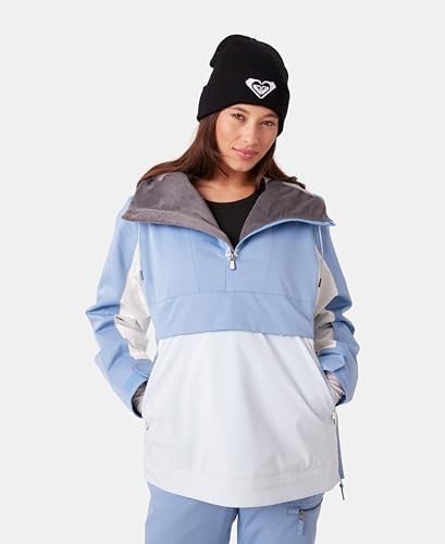 Roxy Women's Shelter Snowboard Jacket – 10k Waterproof Insulated Ski Jacket, Pfas-free, Hydrosmart Collar
