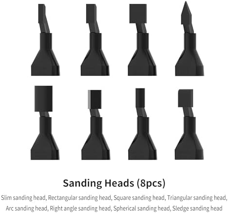Electric Reciprocating Sander – Precision Multi-Speed Sanding Tool with Fine Sandpaper for Crafts, Miniatures, Jewelry, Woodworking, Resin Kits, Model Automotive Detailing, DIY & Hobbyists