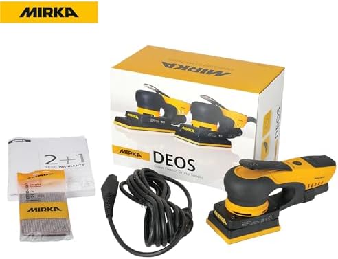 Mirka DEOS Electric Handheld Sander 3x4 Orbital 3mm Orbit