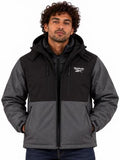 Reebok Mens 3-in-1 Softshell Systems Weather Resistant Midweight Jacket