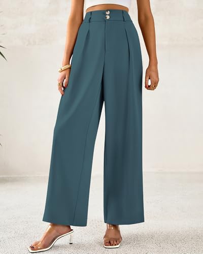 BTFBM Wide Leg Dress Pants Women Business Casual Outfits