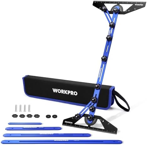 WORKPRO Stair Tread Template Tool, Aluminum Alloy Stair Tread Jig