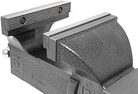 WEN Bench Vise, 6-Inch, Cast Iron with Swivel Base (BV456)