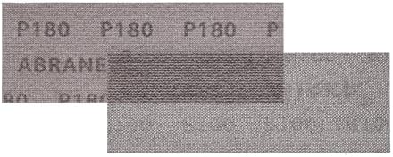 Mirka Abranet Net Sheets Sandpaper 2.75 x 8 inch Grit 180 10 pcs