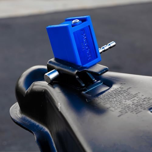 PACLOCK's 79-Series Universal Trailer Lock, High Security Rotating Disc, Exclusive Key Number, TH-3" Threaded Pin for 1.5" Receivers, Keyed Differently w/ 1 Key, Black