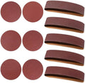 SHENLIU 22 Pieces Sanding Belts and Sanding Discs Set, 4 x 36 Inch Belts