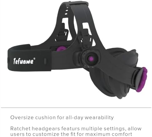 Tefuawe Flip Up Chopped Fiberglass Sugar Scoop Welding Helmet, Medium Cut top and Bottom Sugar Scoop Pipeline Welding Hood