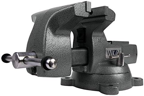 Wilton Mechanics Bench Vise, 8" Jaw Width, 8-1/4" Jaw Opening, 4-3/4" Throat (Model 748A)